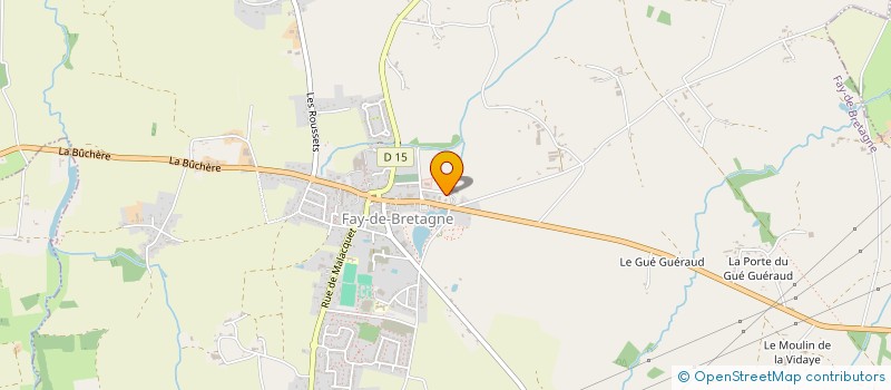 localisation de l'entreprise EURL JEREMIE POTIRON  FAY-DE-BRETAGNE