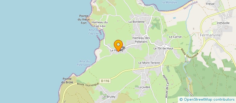 localisation de l'entreprise EURL JEREMIE VITARD  BRILLEVAST