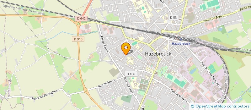 localisation de l'entreprise EURL JEROME BOIS  HAZEBROUCK