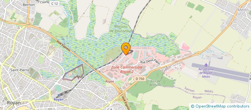 localisation de l'entreprise EURL JEROME CHAGNEAU  ROYAN