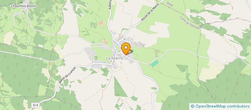 localisation de l'entreprise EURL JEROME FATON ELECTRICITE GENERALE  LA MARRE