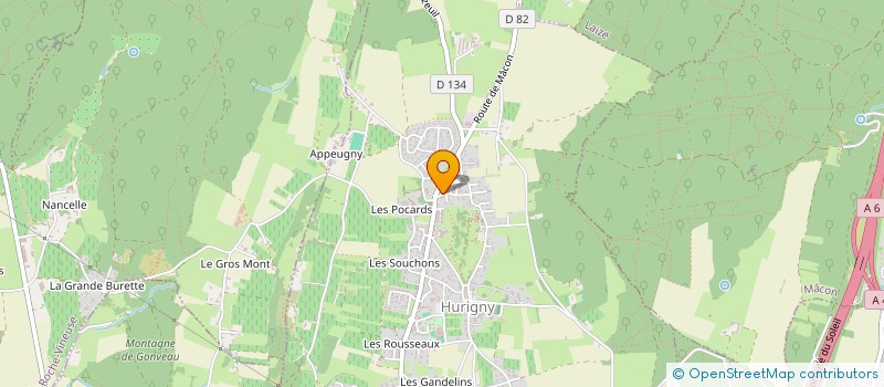 localisation de l'entreprise EURL JEROME LAMBERT  HURIGNY