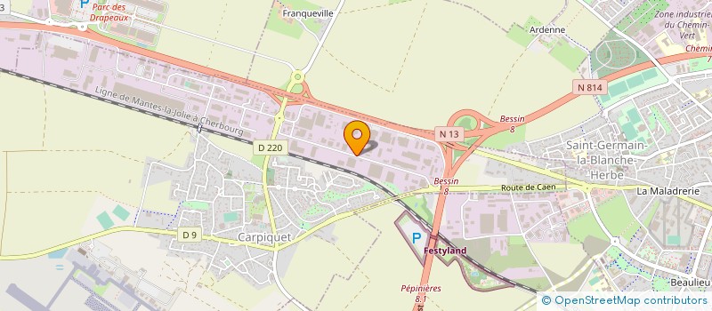 localisation de l'entreprise EURL JESA  CARPIQUET