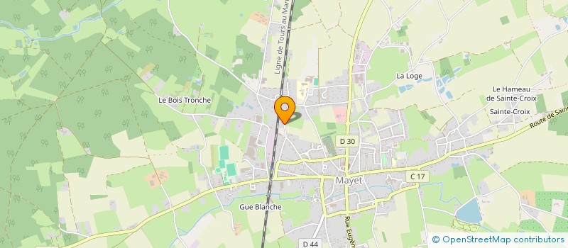 localisation de l'entreprise EURL JESSY COQUEMONT  MAYET