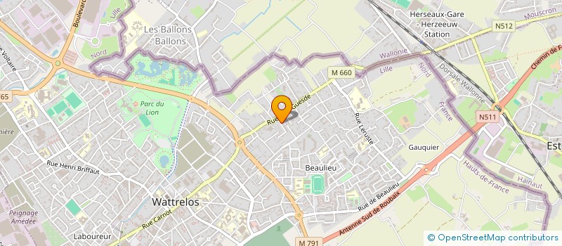 localisation de l'entreprise EURL JET COLIS à WATTRELOS
