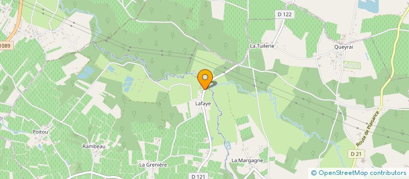 localisation de l'entreprise EURL JF PARZYSZ  SAINT-MEDARD-DE-GUIZIERES