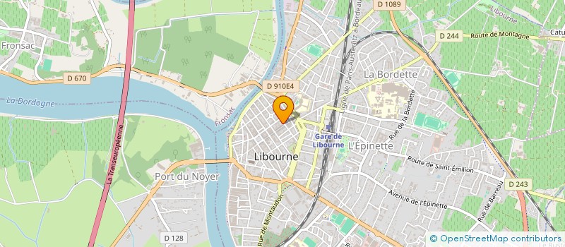 localisation de l'entreprise EURL JHL à LIBOURNE