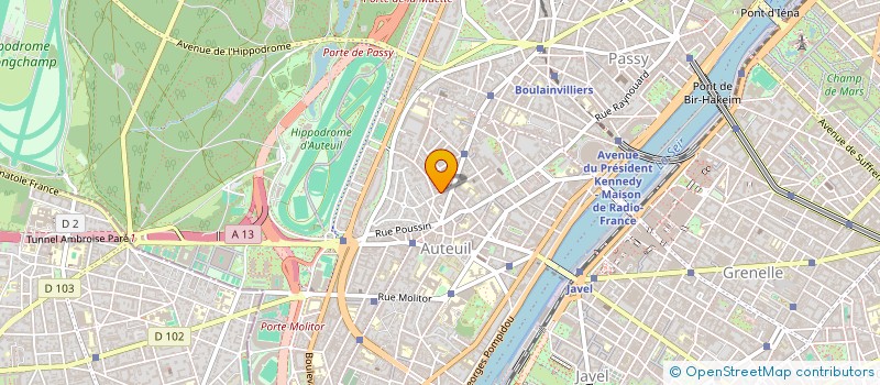 localisation de l'entreprise EURL JILL  PARIS