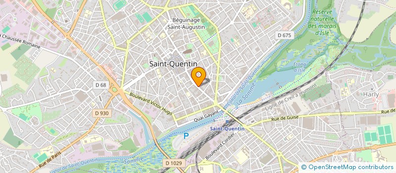 localisation de l'entreprise EURL JINJIN à SAINT-QUENTIN