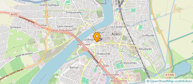 localisation de l'entreprise EURL JK MACONNERIE  ARLES