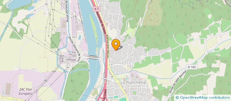 localisation de l'entreprise EURL JL GAUTHIER ENERGIE  BOLLENE