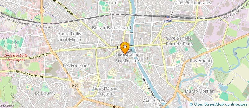localisation de l'entreprise EURL JLO à LAVAL