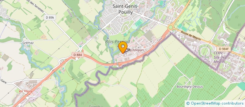 localisation de l'entreprise EURL JM TAXIS à SAINT-GENIS-POUILLY