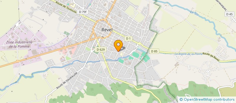 localisation de l'entreprise EURL JMS à REVEL