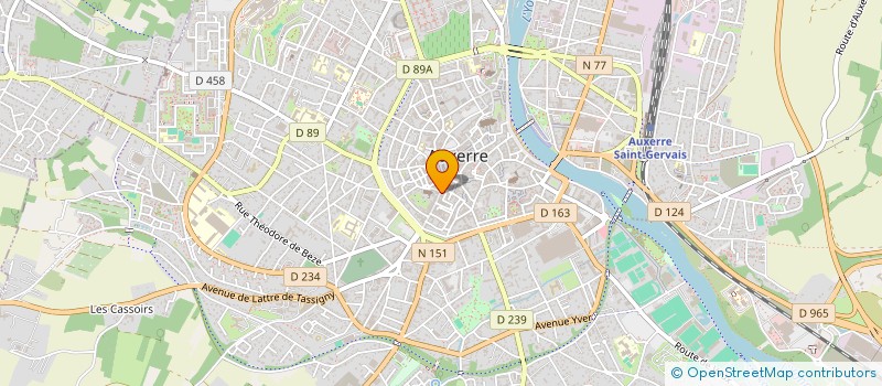 localisation de l'entreprise EURL JO-ANNA à AUXERRE