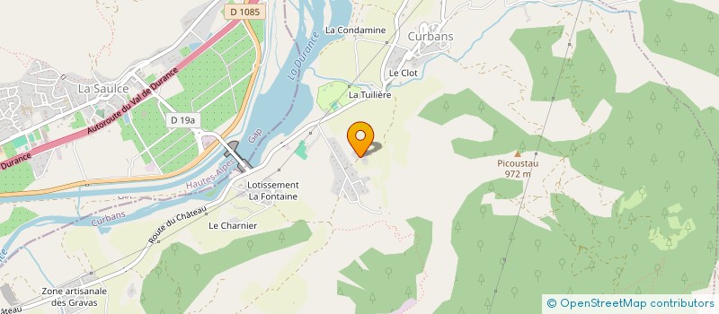 localisation de l'entreprise EURL JOANOU  CURBANS
