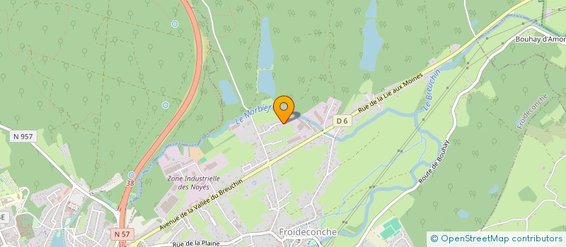 localisation de l'entreprise EURL JOCELYN PIERRAT  FROIDECONCHE