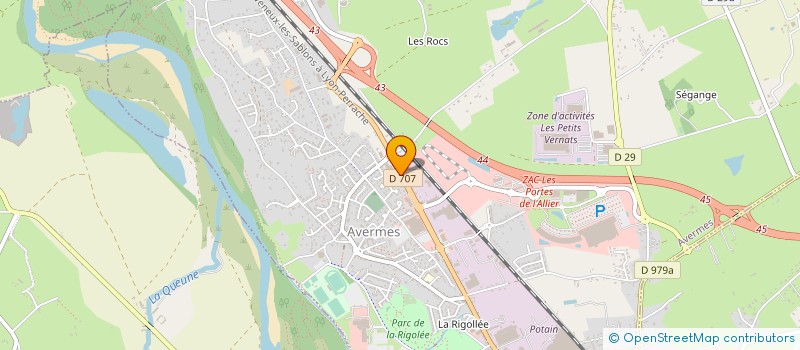 localisation de l'entreprise EURL JOEL FAIVRE  AVERMES