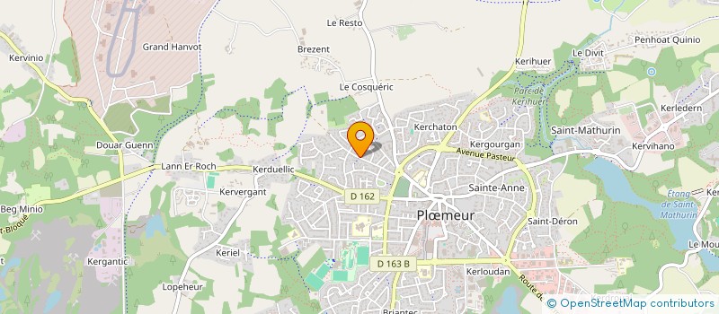 localisation de l'entreprise EURL JOEL LE MONTAGNER  PLOEMEUR