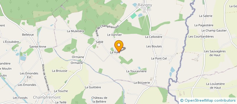 localisation de l'entreprise EURL JOHN LABARTHE  RAVIGNY