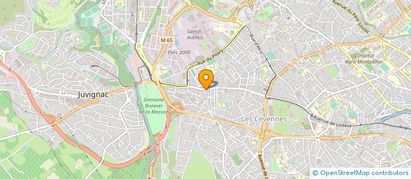 localisation de l'entreprise EURL JOLIA à MONTPELLIER