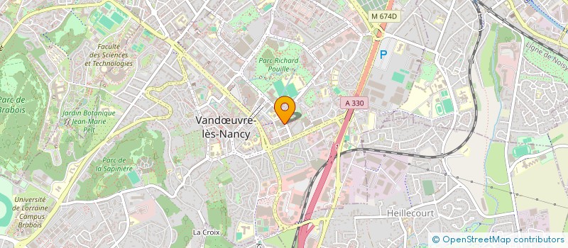 localisation de l'entreprise EURL JONAS CONSEIL  VANDUVRE-LES-NANCY