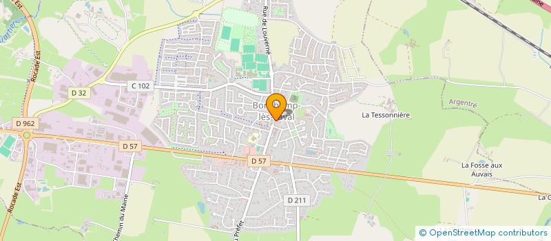 localisation de l'entreprise EURL JONATHAN  BONCHAMP-LES-LAVAL