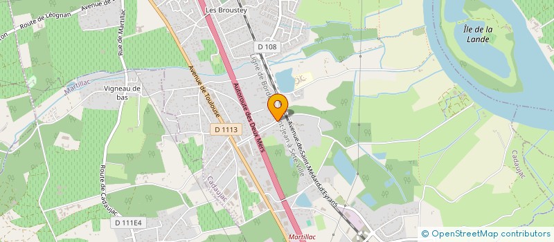 localisation de l'entreprise EURL JORDAN PEREIRA  PUJOLS-SUR-CIRON