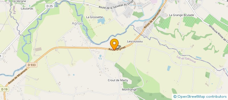 localisation de l'entreprise EURL JORDY DESNOYERS  SAINT-PARDOUX-ISAAC