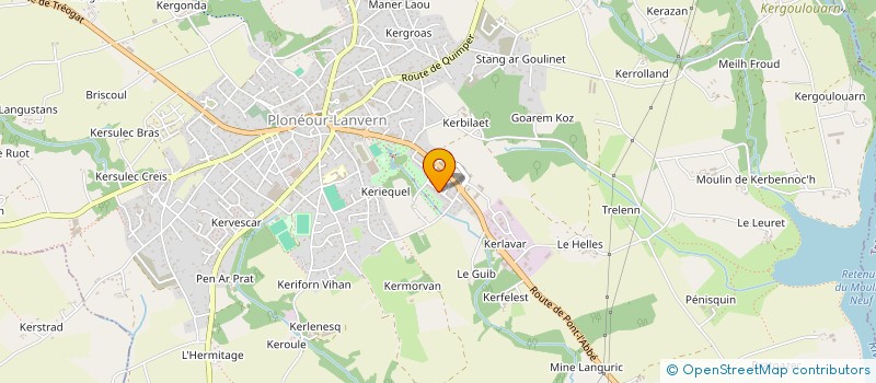 localisation de l'entreprise EURL JORGE PEREIRA à PLONEOUR-LANVERN