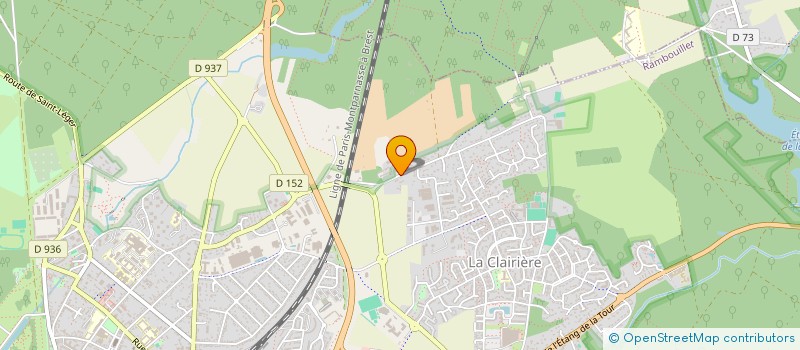 localisation de l'entreprise EURL JOSE BRANCO  RAMBOUILLET