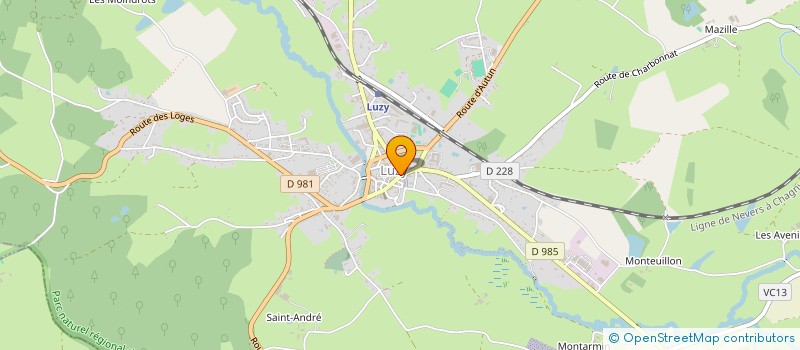 localisation de l'entreprise EURL JOSEPH à LUZY