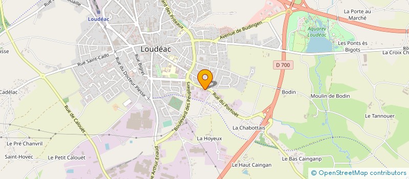 localisation de l'entreprise EURL JOSSE à LOUDEAC