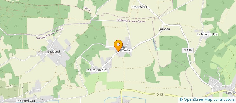 localisation de l'entreprise EURL JOUAN  VILLENEUVE-SUR-YONNE