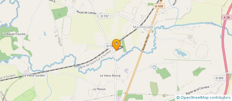 localisation de l'entreprise EURL JOUANNE à CHAILLOUE