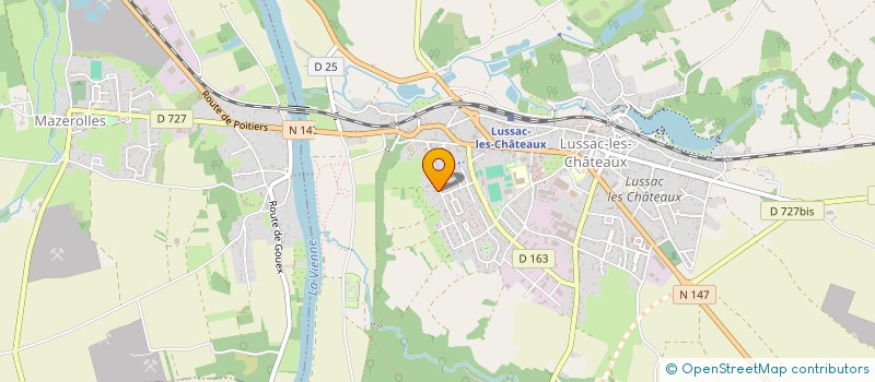 localisation de l'entreprise EURL JOUBERT DAVID à LUSSAC-LES-CHATEAUX