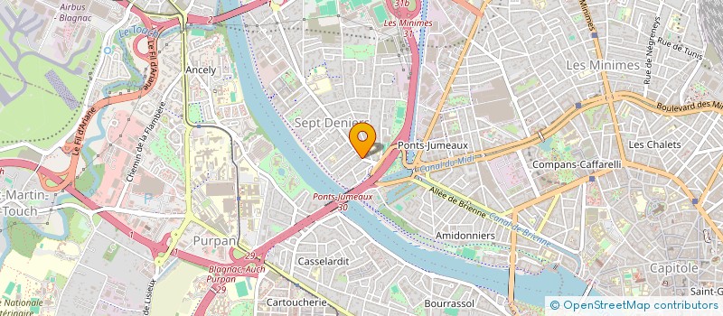 localisation de l'entreprise EURL JOUFFREAU à TOULOUSE