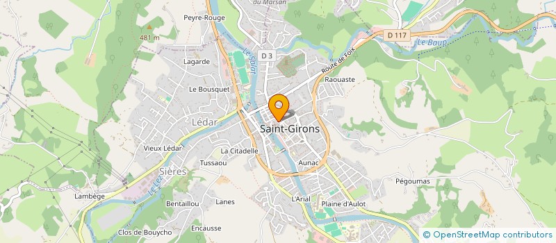 localisation de l'entreprise EURL JOUGLA NATHALIE à SAINT-GIRONS