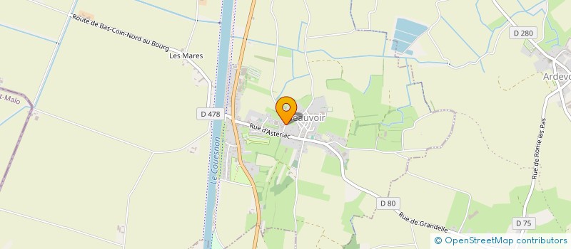 localisation de l'entreprise EURL JOURDAN  BEAUVOIR