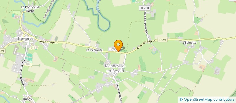 localisation de l'entreprise EURL JOURDAN D  TREVIERES