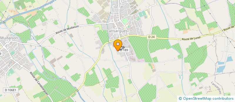 localisation de l'entreprise EURL JOURDAN ERIC  LANSARGUES