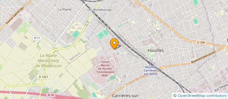 localisation de l'entreprise EURL JOURNAULT à HOUILLES