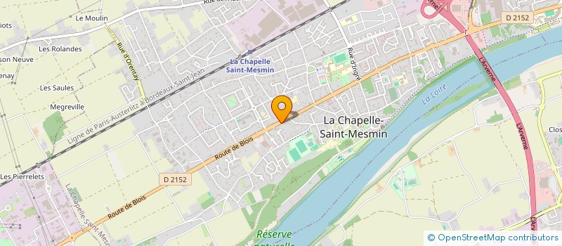 localisation de l'entreprise EURL JOUSSET à LA CHAPELLE-SAINT-MESMIN
