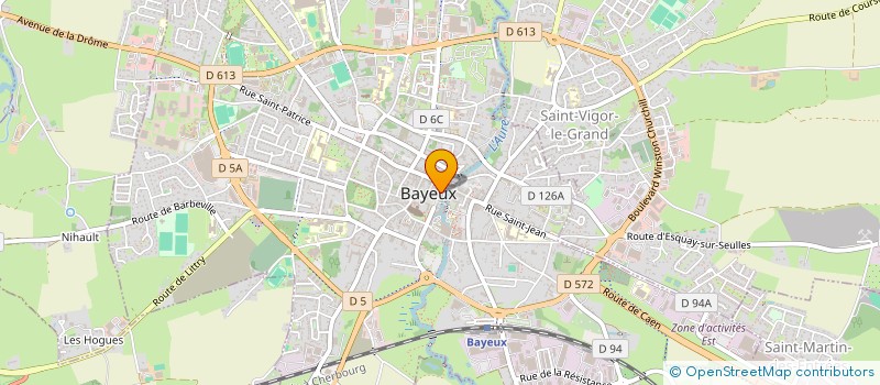 localisation de l'entreprise EURL JOUVIN à BAYEUX