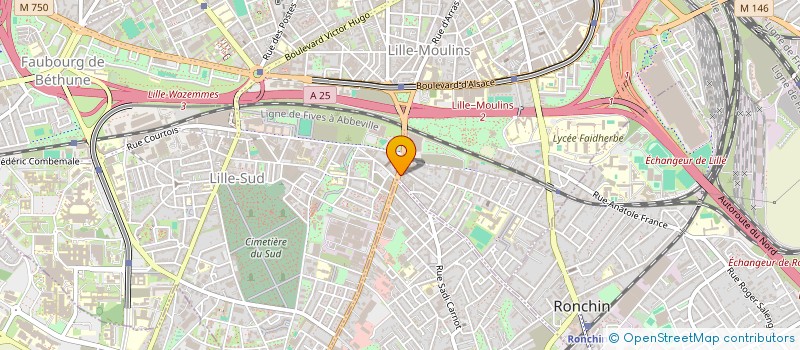 localisation de l'entreprise EURL JOYE FREDERIC à LILLE
