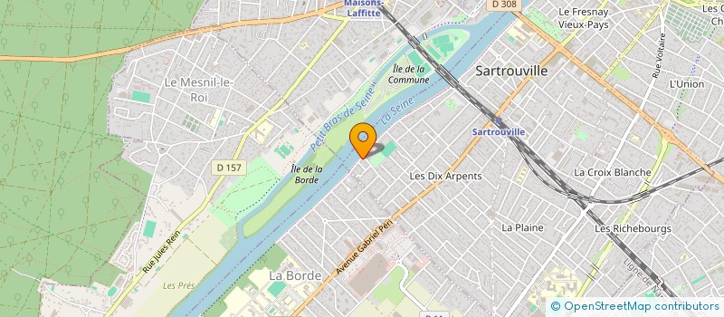 localisation de l'entreprise EURL JPG INVEST  SARTROUVILLE