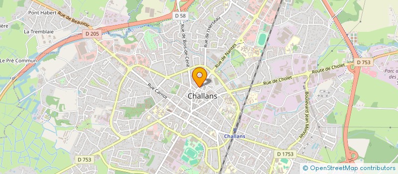 localisation de l'entreprise EURL JS à CHALLANS
