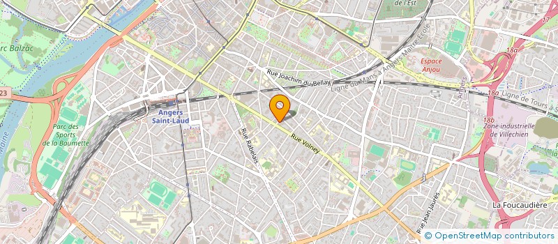 localisation de l'entreprise EURL JSB FINANCE à ANGERS