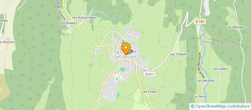 localisation de l'entreprise EURL JUGE ALIMENTATION à LA CHAPELLE-EN-VERCORS