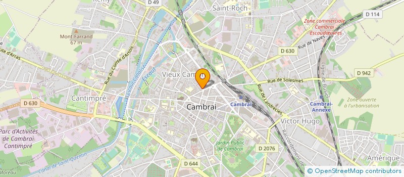 localisation de l'entreprise EURL JULIE  CAMBRAI